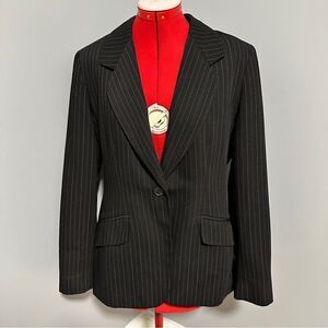 Blacker ladies, striped blazer. Size 10